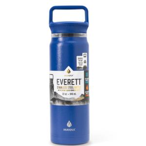 Manna™ Everett™ Stainless Steel Water Bottle - Blue, 32 Oz