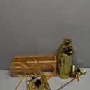 Cocktail Shaker Set Bartender Kit : 12-Piece Bar Tool Set with Bamboo Stand | Bars Set with All Practical Bar Accessories, for Drink Mixing, Bar, Home, Lounge & Party (Gold)