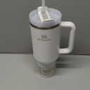 STANLEY Quencher H2.0 Tumbler with Handle and Straw 30 oz | Flowstate 3-Position Lid | Cup Holder Compatible for Travel | Insulated Stainless Steel Cup | BPA-Free | Frost