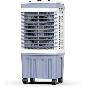 Portable Swamp Cooler, Evaporative Cooler, Evaporative Cooler with Oscillation, 3 Speeds, Portable Air Conditioners for Indoor, Outdoor, Garage (Gray)