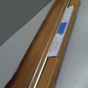 BlastHome Non-Adjustable Luxury Curtain Rods for Windows, 1 Rod Set, 4 1/2 foot Fixed Length, Brushed Gold