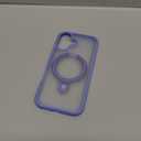 TORRAS Magnetic for iPhone 16 Case with Stand, Built-in Stand Compatible with MagSafe, 3X Military-Grade Protection, Translucent Slim Phone Case for iPhone 16 6.1'', Matte Blue