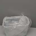 Compost Bin Kitchen for Countertop or Under Sink, 2.6 Gallon Hanging Small Trash Can with Lid, Garbage Can for Cabinet Door, Indoor/outdoor Food Waste Bin for Kitchen, Bathroom, RV, Office, White