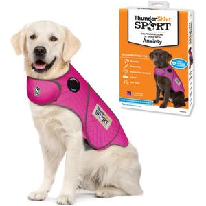 ThunderShirt for Dogs, X Large, Fuchsia Sport - Dog Anxiety Relief Calming Vest ThunderShirt for Dogs, X Large, Fuchsia Sport - Dog Anxiety Relief Calming Vest