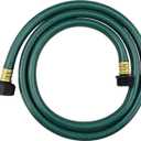Darnassus PVC Garden Hose 1/2 Inch, 5 FT Flexible Water Hose Green with Male and Female Plastic Fittings - No Leaking and Lightweight for Household Outdoors Lawns Patio
