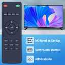 PZL Replacement Remote Control ONLY for Wohome S99 Small TV 2.1 Soundbar, for HD-019 Vmai X-BAR 2.1 Channel Sound Bar