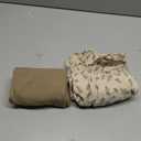 lulumoon Mini Crib Sheets Muslin: Soft Cotton Fitted Mini Crib Mattress Sheets for Boys and Girls 2Pack (Olive & Leaf)