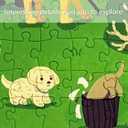 Jigsaw Puzzles for Adults 500 Pieces, Park Party of Dogs Puzzle, Challenging Funny Game with Family Friends