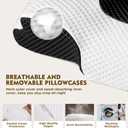 Osteo Cervical Pillow for Neck Pain Relief, Hollow Design Odorless Memory Foam Pillows with Cooling Case, Adjustable Orthopedic Bed Pillow for Sleeping, Support for Side Back Sleepers