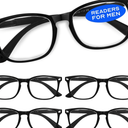 CCVOO Reading Glasses for Women/Men, Eyeglasses, Blue Light Readers for Women/Men, Computer Eye Glasses, Cheaters