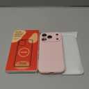 Vooii Magnetic for iPhone 17 Pro Case, Compatible with Magsafe (Premium Liquid Silicone) (Integrated Camera Control Button) Full Body Protective Anti-Scratch Microfiber Lining 6.3", Chalk Pink