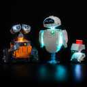 Hilighting Upgraded Led Light Kit Compatible with Lego Wall-E and EVE Building Set, Lights Decoration Compatible with Lego 43279 (Model Not Included)