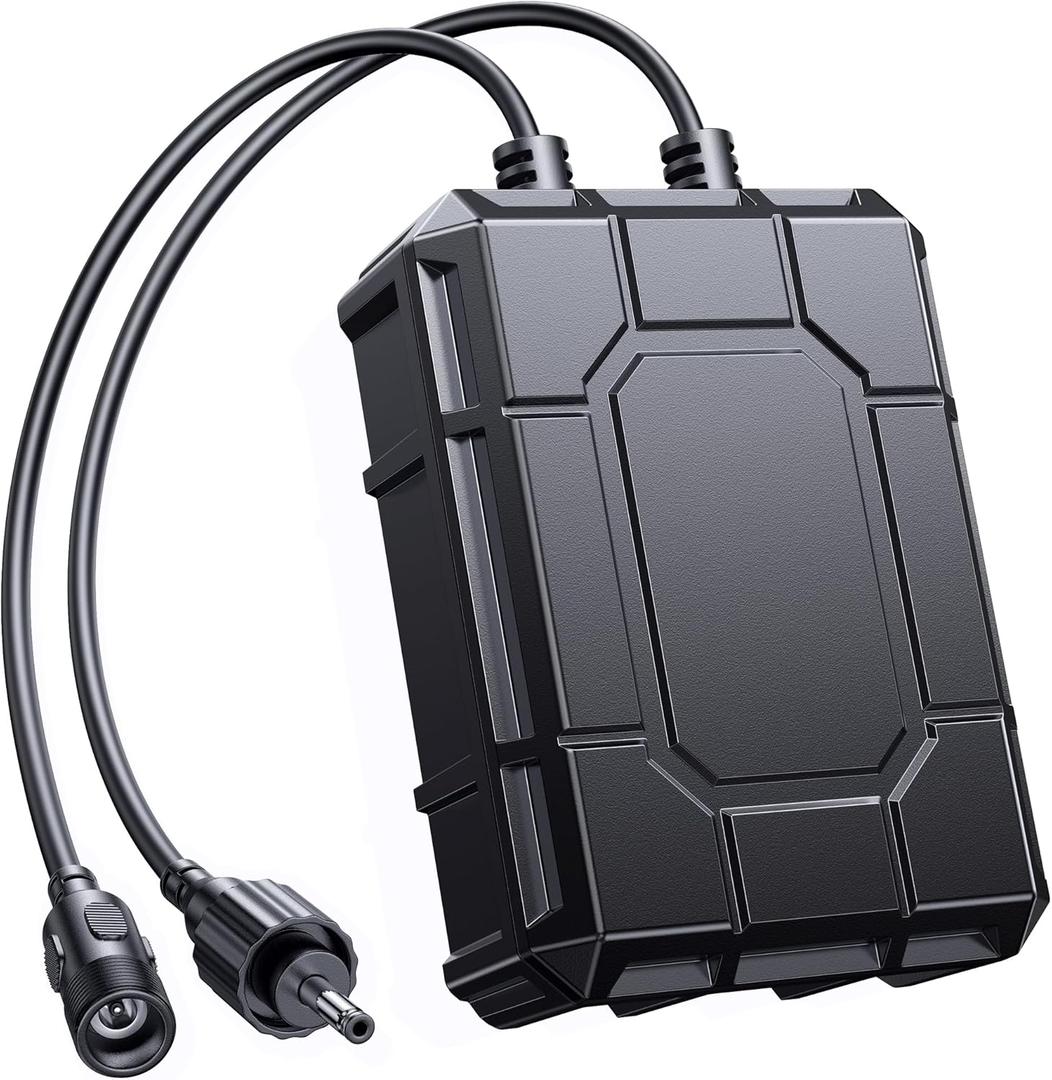 Antfraer 1800mAh Solar Fountain Pump Battery Backup, 7.4V-8.4V Power Pack for 6.5W/8W Solar Water Pump Kit (Only Battery Pack)