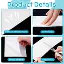 Buryeah 1/4" x 4" x 2.5 Yard Foam Adhesive Cast Padding Medical Foam with Adhesive Back for Sports Injured Areas, Ball of Foot Cushion, Blister Pads, Foot Pain, Splints and Pad (White)