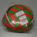 Christmas Cat Bed Tunnel, 3ft x 3ft x 9.8 Around Christmas Tree Cat Donut Tunnels Red Green Striped Mint Color Xmas Pattern with Kitten Gift Hanging Ball Decorations Cave for Xmas Tree Decor