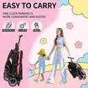 Cool Kids Travel Stroller, Lightweight Baby Stroller with Automatic Folding Function Suitable for Walking Shopping and Amusement Parks