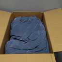 Air Mattress with Built-in Electric Pump, Blue Flocked Top, Gray