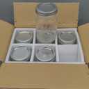 WELLIFE Wide Mouth Mason Jars, 6 Pack Mason Jars 32 Oz For Pickling, Canning, Fermenting and Food Storage, Microwave & Dishwasher Safe