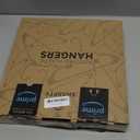 Sharpty Plastic Hangers Clothes Hangers for Clothing, Closet, Coats & Shirts - Durable, Thick, Tough & Space Saving - for Everyday Standard Use, Room Essentials & Basics - 20 Pack - White