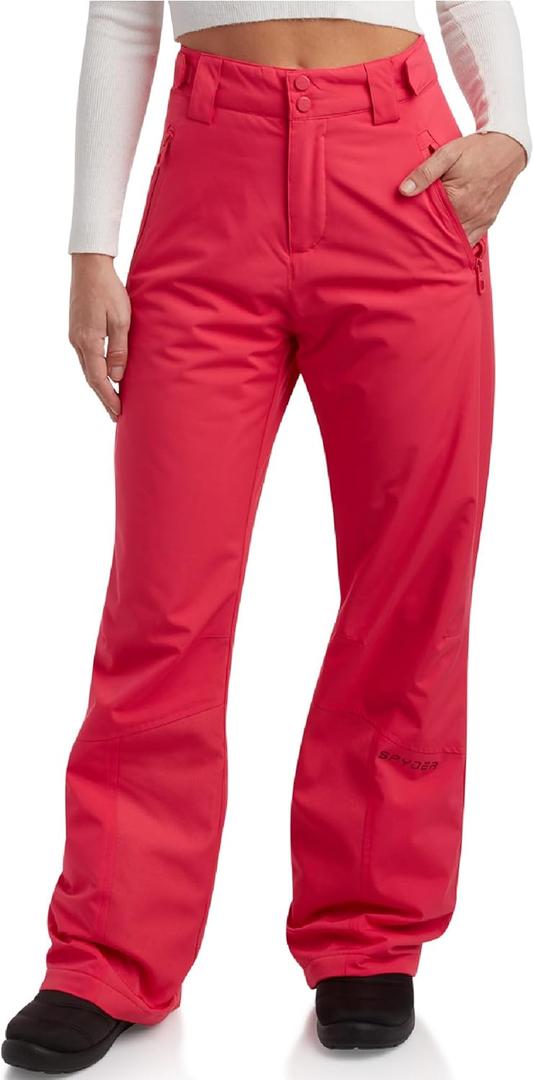 Spyder Women's Snow Pants - Warm Waterproof Insulated Winter Ski and Snowboard Pants - Cozy Thermal Pants for Women L