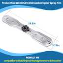 WPW10605345 Dishwasher Center Spray Arm Assembly Compatible with Whirlpool Maytag Kenmore Dishwasher Parts, Replaces AP6023356 PS11756698 EAP11756698 PS11756698 SDW10605345 RPW968347 W10605345 3449933