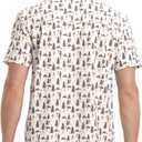 M MAELREG Mens Hawaiian Shirts Short Sleeve Button Down Tropical Beach Floral Solid Print Summer Vacation Mens Casual Shirts (L)