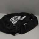 Dog Carrier Sling - Reversible Puppy Carrier Purse with Storage Pocket, Hand-Free Dog Sling Carrier for Carry Small Dogs and Cats, Travel Safety Harness, Dog and Cat Harness (Black)