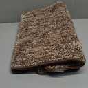 REFETONE Indoor Doormat, Front Door Mat 32"x40" Absorbent Rubber Backing Non Slip Door Mats, Washable Low-Profile Inside Floor Mat Door Rugs for Entryway, Resist Dirt Mud Mat for Dogs, Coffee/Brown