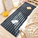 2 Packs YSUEFIJO Shaggy Fuzzy Rugs for Bedroom, Washable Stain Resistant Rug, Non-Slip Soft Small Area Rug, Rectangle Rug Plush Fuzzy Carpet, Cute Room Decor for Girls Boys 34"×70", 