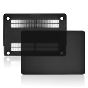 Frosted Matte Black Rubberized Hard Case for Macbook Pro/Air 12,5×8,5 in