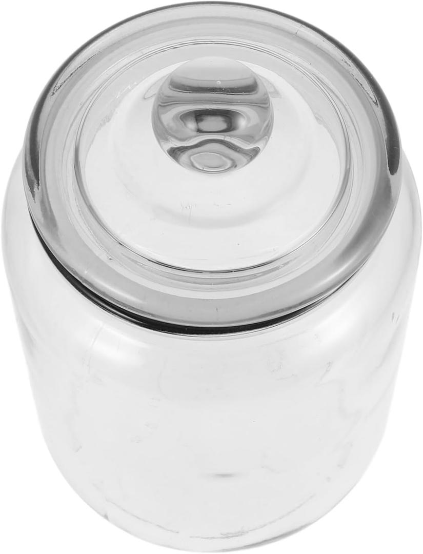 Laundry Powder Jar Set Sealed Glass Storage Containers Spoons and Lids for Laundry Snacks