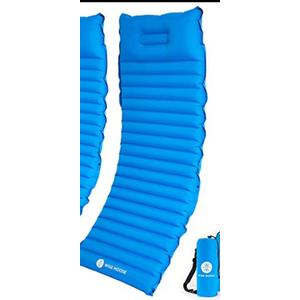 WISE MOOSE Sleeping Pad 4.5 Inch Thick Camping Mattress, Ultralight Camping Pad, Inflatable Tent Mat for Backpacking, Hiking - Inflating Bag and Repair Kit Included 78×28×4.5 Inches 1 Pack
