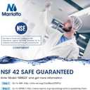 MARRIOTTO MR022 Water Filter, Compatible with Frigidaire refrigerator EPTWFU01, EWF02, Pure Source Ultra II and Pure Air Ultra 2 Air Filter (3+3)