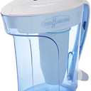 ZeroWater 12-Cup Ready-Pour 5-Stage Water Filter Pitcher 0 TDS for Improved Tap Water Taste - IAPMO Certified to Reduce Lead, Chromium, and PFOA/PFOS