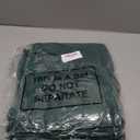 Tegeme Christmas Blanket & Throw Pillow Cover Set, Reindeer Christmas Tree Throw Dutch Velvet Faux Rabbit Fur (50x60) & 2 Fur Plush Pillow Covers (18x18) for Winter Holiday Couch Sofa Bed (Green)