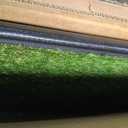 MEEXPAWS Dog Grass Pee Pads for Dogs with Tray | Extra Large 45×34 in | 2× Dog Artificial Grass Pads Replacement| Rapid Drainage | Indoor Litter Box | Hemmed Edge