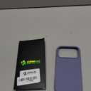 Cordking for iPhone 17 Pro Case, Silicone Ultra Slim Shockproof Protective Phone Case with [Soft Anti-Scratch Microfiber Lining], 6.3 inch, Lavender Gray