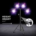 DJ Lights Stand 41-95 Inch, Heavy Duty DJ Stand 1 Pack, Portable Par Can Tripod Stage Light Stand Adjustable Height, DJ Lighting T Bar Suitable for Stages, Bar, Banquet, Party