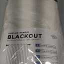 100% Blackout Shield Linen Blackout Curtains for Bedroom 84 Inches Long, Back Tab/Rod Pocket Living Room Drapes, Thermal Insulated Blackout Curtains 2 Panels Set, 50" W x 84" L, Cream