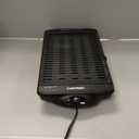 Chefman Electric Smokeless Indoor Grill w/ Non-Stick Cooking Surface & Adjustable Temperature Knob from Warm to Sear for Customized BBQing, Dishwasher Safe Removable Water Tray, Black