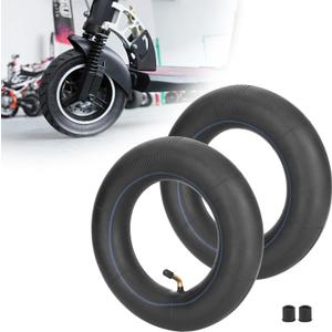 2 Pack of 10x2.50 10" Inner Tube thicken replacement for 10 Inch Smart Electric Scooter fit 36v 48v 400w 500w 800w Hub Motor 90 TR87 Angled Stem, NOT 2.50-10