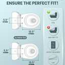 Electric Bidet Toilet Seat Elongated, Heated Toilet Seat with Instant Warm Water & Air Dryer, 6 Wash Modes, Dual Control, Self-Cleaning Nozzle, Soft-Close Lid, Night Light, Eco & Child Friendly