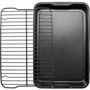 Foodi Non-Stick Bakeware Set, Repalcement for Ninja Foodi NeverStick Cookware with 19'' x 12'' Baking Sheet & Cooling Rack, Food Grade - No PFOA, Oven Safe up to 500⁰F, Dishwasher Safe