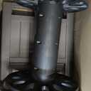 Flamaker Heavy-Duty Garden Hose Reel Hideaway, Resin Hose Storage Cabinet Outdoor with Easy-wind Handle, Waterproof & 5/8'' Hose,170FT Capacity (Brown)