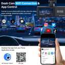 4K Dash Cam Front, WiFi Dash Camera for Cars, Mini Dashcam with Super Night Vision,1.97 Inch Screen, Loop Recording, G-Sensor, WDR, Parking Monitor, 64GB Card Included (4K Mini Dash Cam)