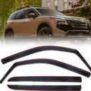 MYCHINSEN in-Channel Window Rain Guards Fit for Nissan Rogue 2021 2022 2023 2024 2025,Extra Durable Window Deflectors,Vent Shades Visors Exterior Car Accessories Visors Rain Guards 4pcs