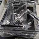 Under Sink Organizer, 2 Packs 2 Tier Under Sink Organizers and Storage, Slide out Pull out Cabinet Organizer Shelf, Metal Sliding Drawer for Kitchen Bathroom Pantry Cabinet Closet Organization Rack (Black)