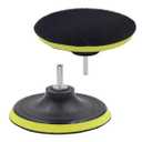 Luomorgo 5 inch Hook & Loop Backing Pad Orbital Sander Polisher Sanding Pad w M10 Drill Adapter, 2pcs