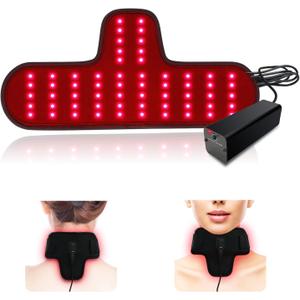 Red Light Therapy for Neck & Wrist, Rechargeable 5000mAh Battery Infrared Red Light Therapy Belt for Body, Portable Near Infrared Neck Wrap for Home and Office