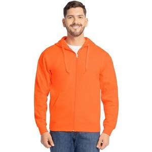 Fruit of the Loom Eversoft Fleece Full Zip Hoodie Sweatshirt, M